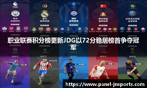 职业联赛积分榜更新JDG以72分稳居榜首争夺冠军